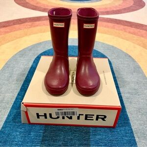 Hunter Rain Boots - size 13 / 1